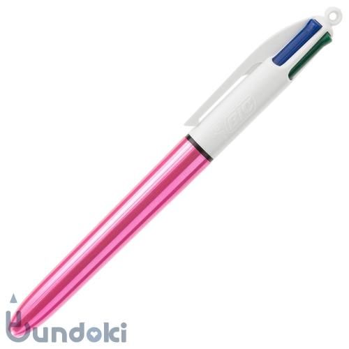 BIC/ビック】4色ボールペン・シャイン (ゴールド軸)