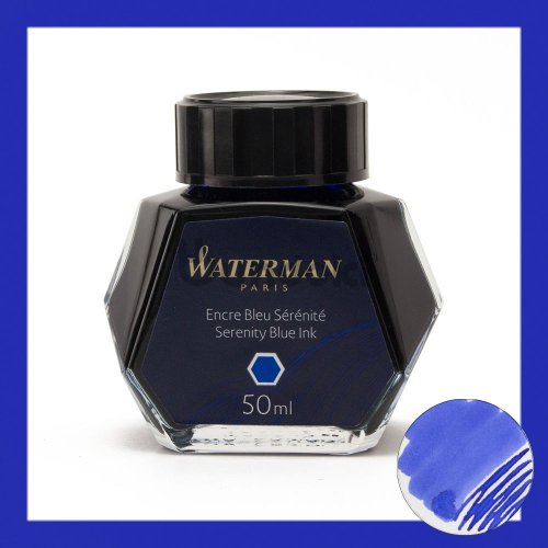 【WATERMAN/ウォーターマン】ボトルインク (FLORIDA BLUE/ブルー)
