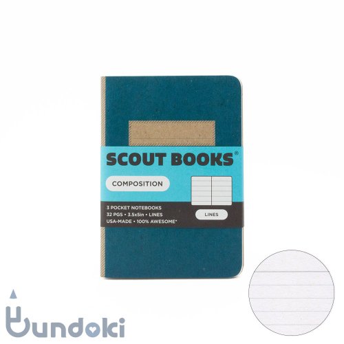 SCOUT BOOKS/ȥ֥åComposition Seriesѥݡȥ3å ()