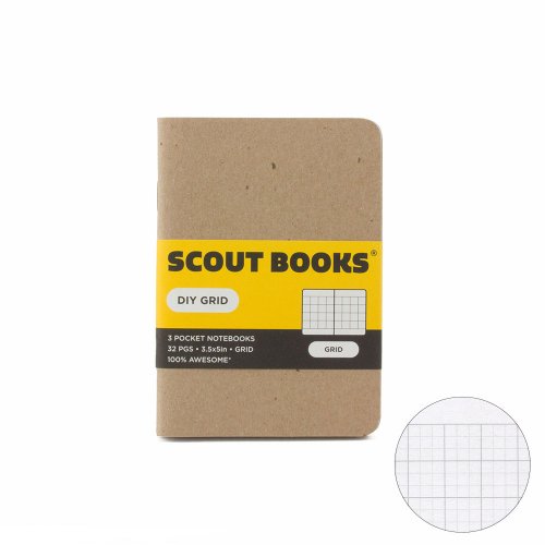 SCOUT BOOKS/ȥ֥åDIY Seriesѥݡȥ3å (Grid/)