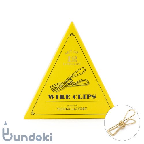 【TOOLS to LIVEBY/ツールズ トゥ リブバイ】Wire Clip /ワイヤークリップ (ゴールド)
