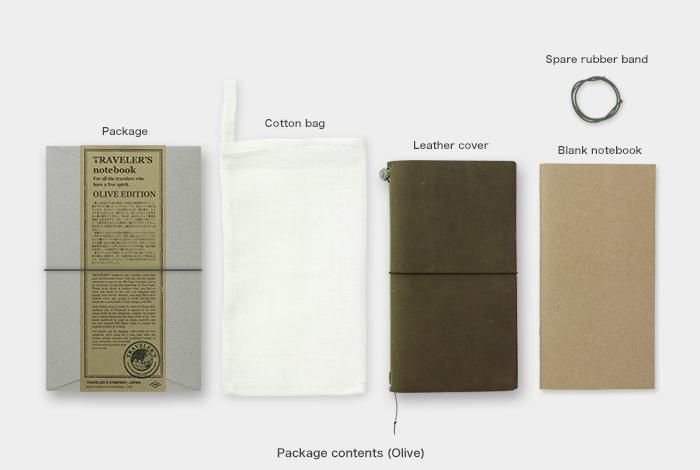 MIDORI/ミドリ】TRAVELER'S notebook OLIVE EDITION