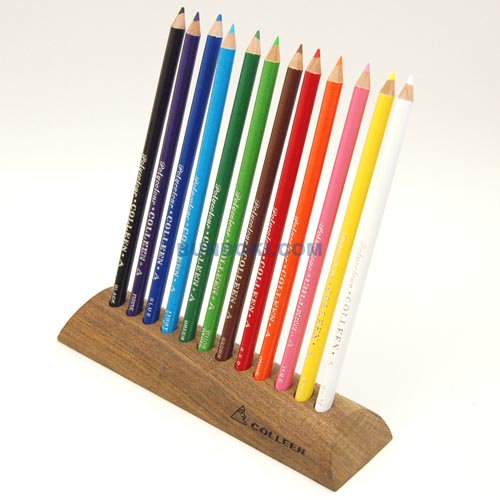 コーリン色鉛筆/colleen】色鉛筆スタンド(12本立て) - 文房具通販