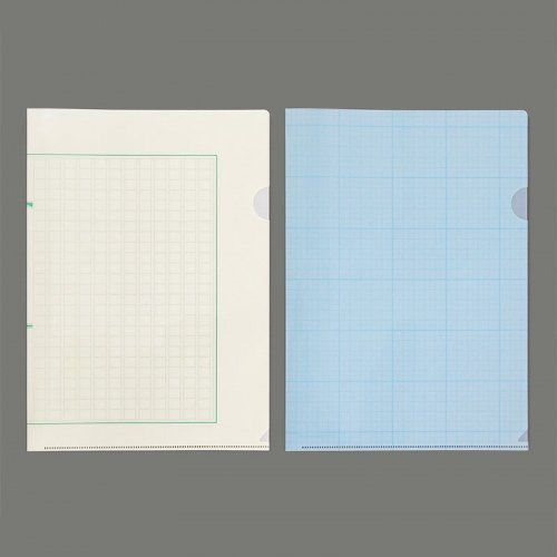 【yuruliku/ユルリク】BUNGU Clear Folder (原稿用紙・グラフ用紙)