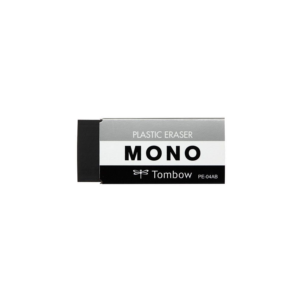 消しゴム MONO モノブラック 黒い消しゴム PE-04AB 10個 トンボ鉛筆