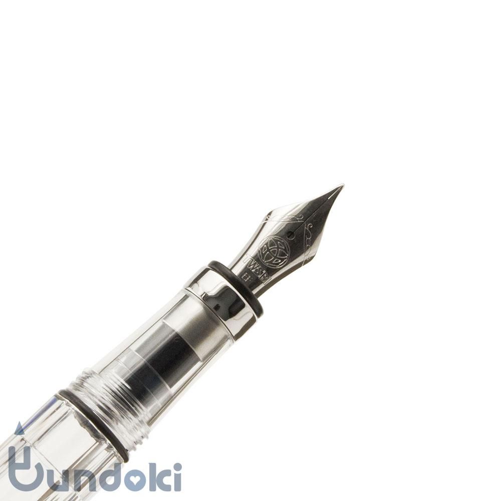 TWSBI ダイヤモンド580 クリア 万年筆 EF(極細字)/F(細字)/M