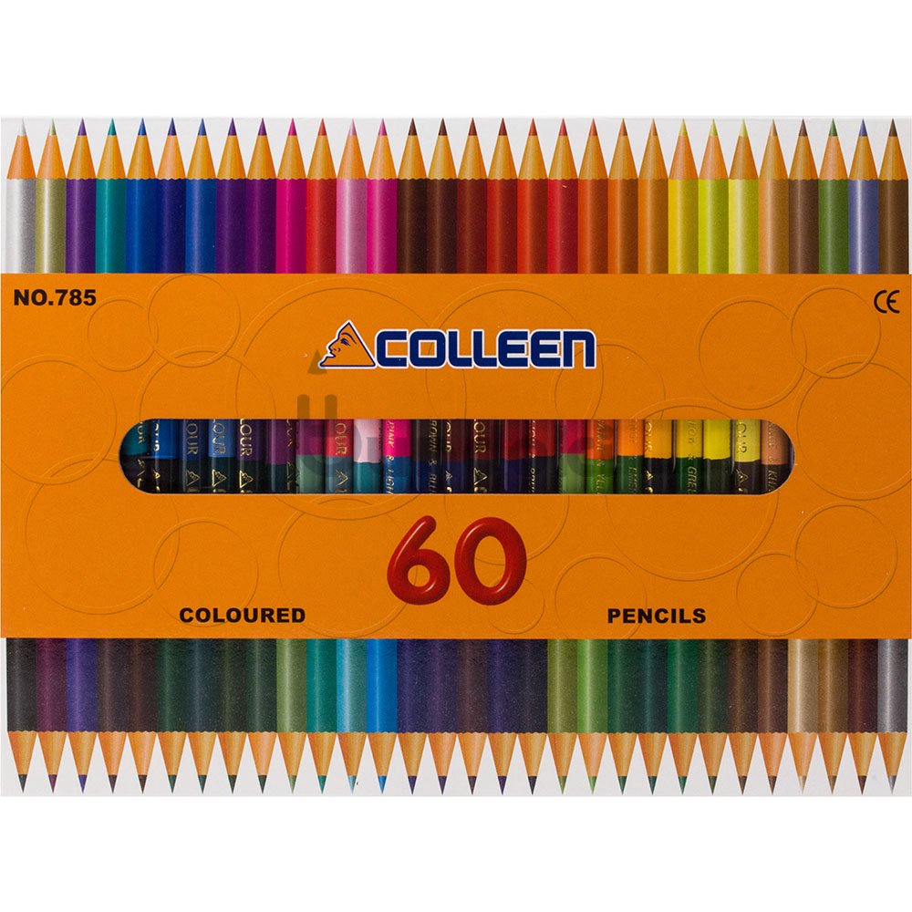 コーリン色鉛筆/colleen】785丸 30本60色紙箱入り色鉛筆
