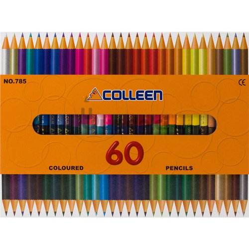 【コーリン色鉛筆/colleen】785丸 30本60色紙箱入り色鉛筆