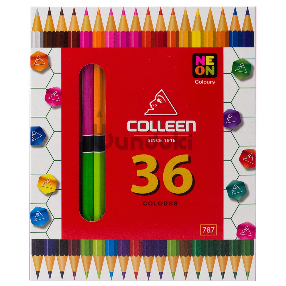 コーリン鉛筆 775六角 36色紙箱入り色鉛筆 775-36 - 筆記用具