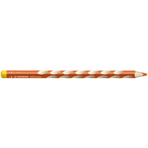 【STABILO/スタビロ】EASY colors 三角軸色鉛筆(単色販売/左利き用・オレンジ)