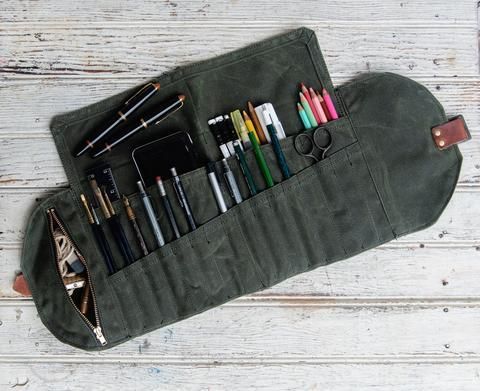 ペグアンドオウルThe Sendak Mini Artist Roll Moss Peg and Awl/ペグアンドオウル】The Sendak Artist Roll (Moss