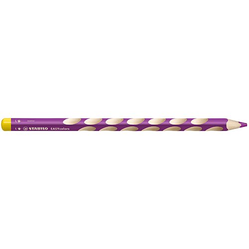 【STABILO/スタビロ】EASY colors 三角軸色鉛筆(単色販売/左利き用・パープル)