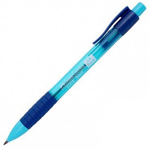【FABER-CASTELL/ファーバーカステル】ノック式2ミリ芯ホルダー Click Pencil (ブルー)