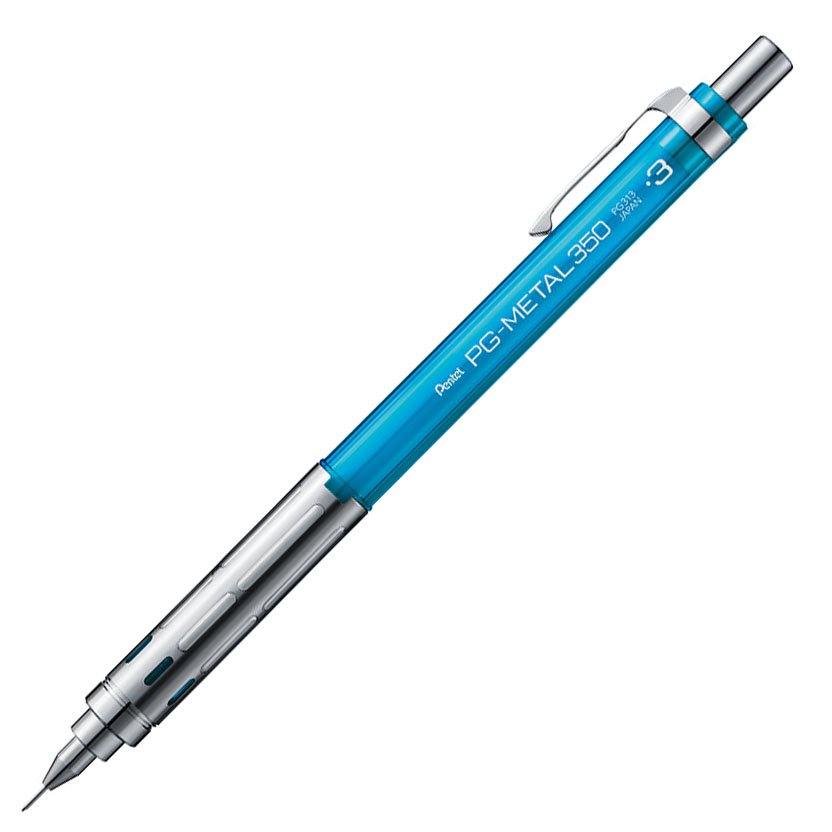 Pentel/ぺんてる】PG-METAL350 (0.3mm/クリアブルー)