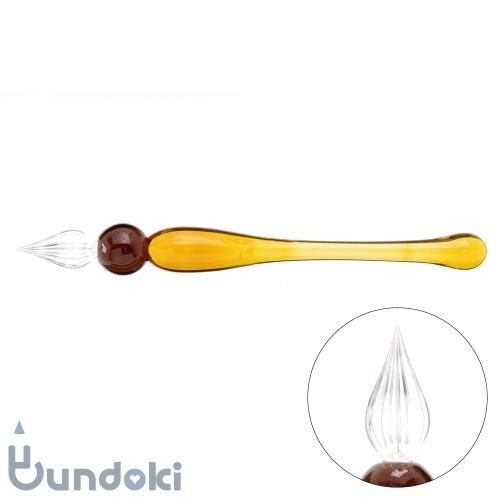 guridrops/ぐり工房】グラマラスショートガラスペン (Honey)