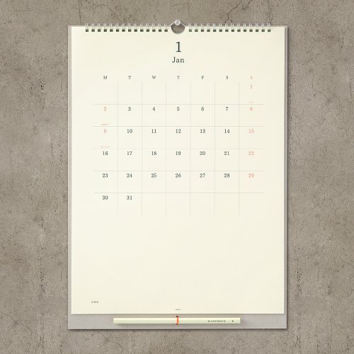 【MIDORI/ミドリ】2023年 MDカレンダー (壁掛)