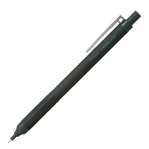 【TOMBOW/トンボ鉛筆】モノグラフライト・シャープペンシル (0.5mm/フルブラック)
