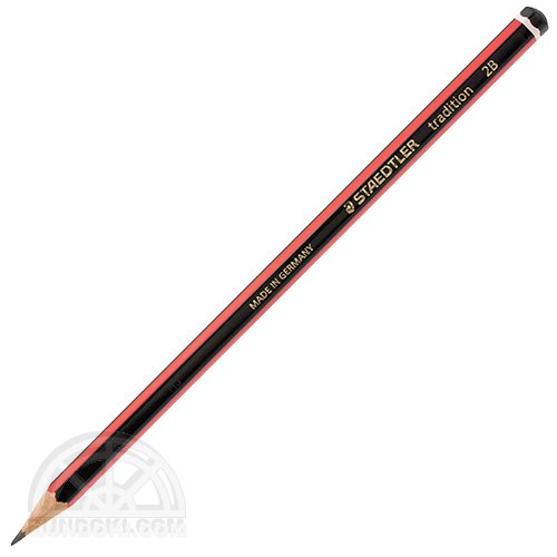 【STAEDTLER/ステッドラー】トラディション鉛筆(硬度：2B)