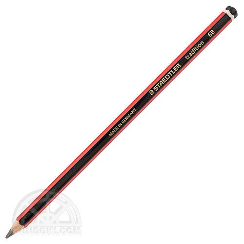 【STAEDTLER/ステッドラー】トラディション鉛筆(硬度：6B)
