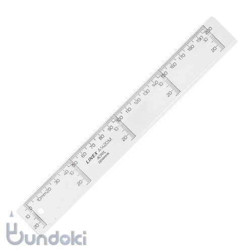 【LINEX/リネックス】RULER with Vertical Division/A1420M (20センチ定規)