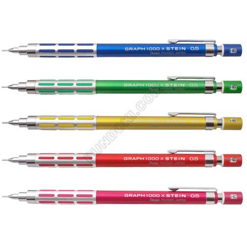 Pentel/ぺんてる】GRAPH 1000 × STEIN (0.5mm/シュタインレッド)【限定