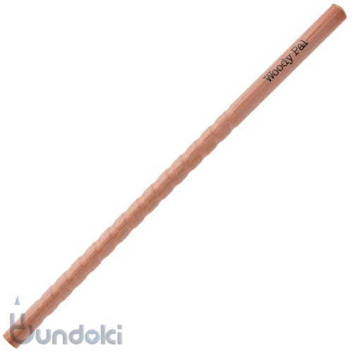 【キリン鉛筆】Woody Pal/うずまき鉛筆・無塗装(硬度：2B)