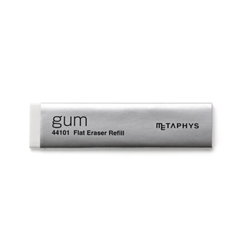 【METAPHYS/メタフィス】gum Flat Eraser Refill/薄型消しゴム用リフィル(ホワイト)