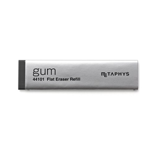 【METAPHYS/メタフィス】gum Flat Eraser Refill/薄型消しゴム用リフィル(ブラック)