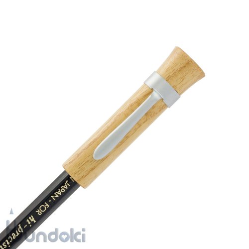 【CRAFT A × ブンドキ.com】オリジナル木製鉛筆キャップ(クリップ付き)/桑(クワ)