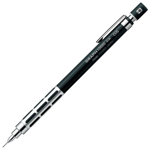 Pentel/ぺんてる】GRAPH 1000 CS 製図用シャープペンシル(0.5mm/レッド)