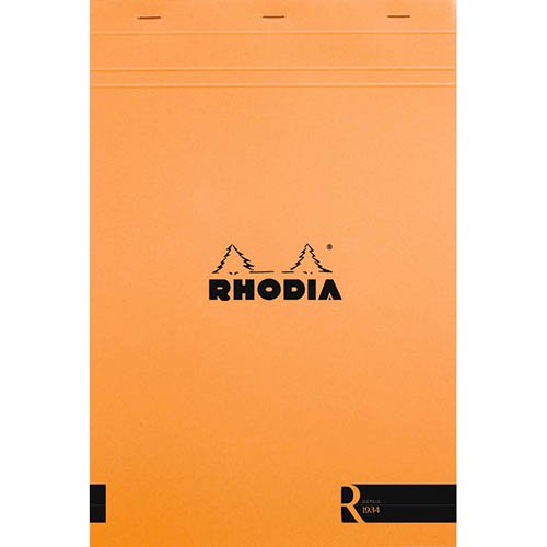 【Rhodia/ロディア】ブロックロディア R/No.19(A4+)・横罫(オレンジ)