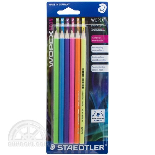 【STAEDTLER/ステッドラー】WOPEX /ウォペックス鉛筆 ネオンカラー6本セット