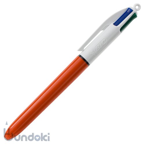 【BIC/ビック】４色ボールペン 0.7(オレンジ)
