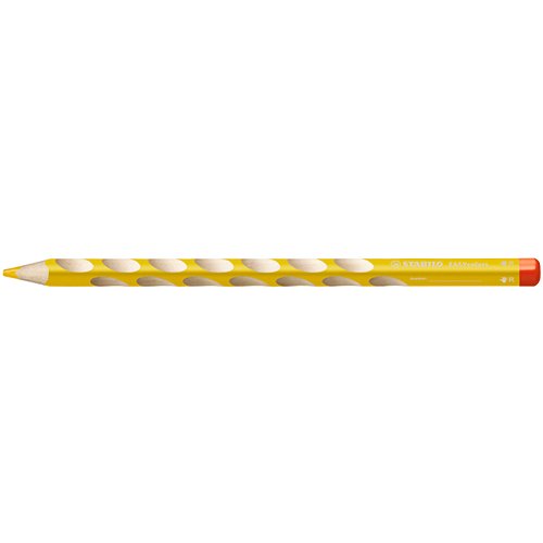 【STABILO/スタビロ】EASY colors 三角軸色鉛筆(単色販売/右利き用・イエロー)