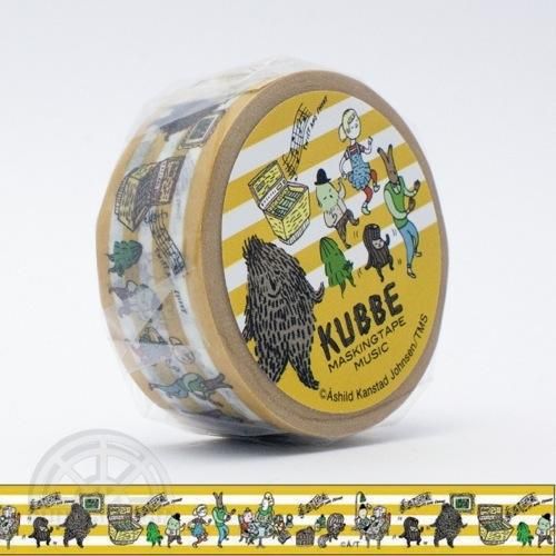 GBL マスキングテープ 有限会社くま/KUMA】KUBBE/キュッパ マスキングテープ(ミュージック)