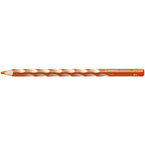 【STABILO/スタビロ】EASY colors 三角軸色鉛筆(単色販売/右利き用・オレンジ)