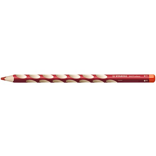 【STABILO/スタビロ】EASY colors 三角軸色鉛筆(単色販売/右利き用・レッド)