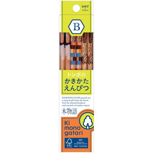 【TOMBOW/トンボ鉛筆】木物語 かきかた鉛筆F/KB-KF02(硬度：B)