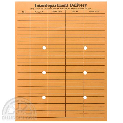 String And Button Inter-Department Envelopes