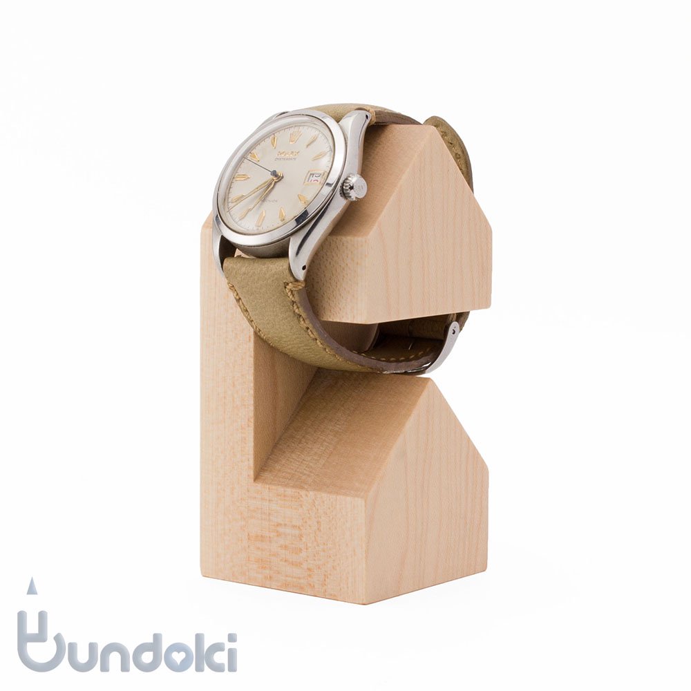 hacoa/ハコア】WatchStand House/木製腕時計スタンド(メープル) - 文房具通販|ブンドキ.com