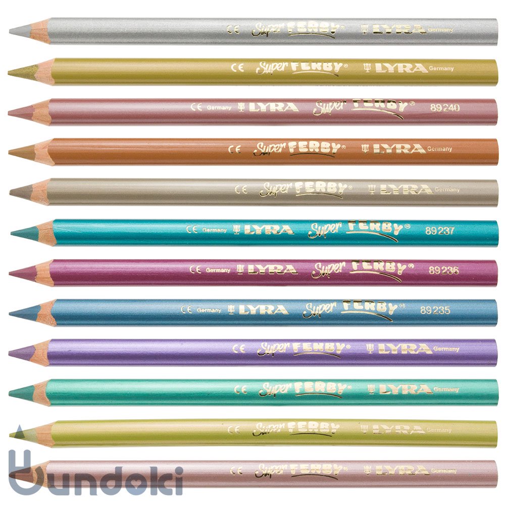 LYRA/リラ】SUPER FERBY METALLIC/メタリック色鉛筆(12色入り)3721122