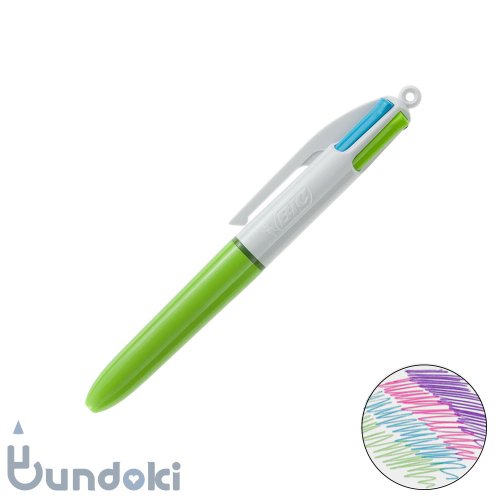 【BIC/ビック】4色ミニボールペン・ファッション