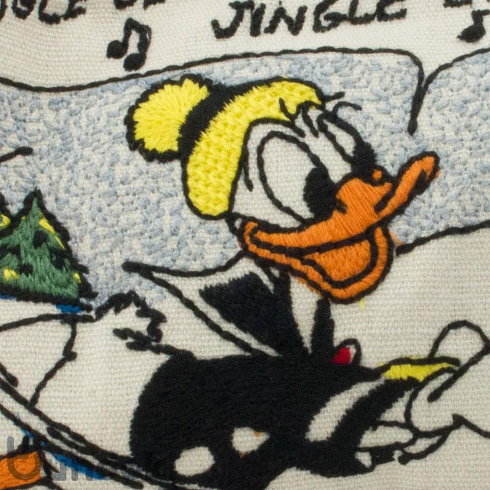 サンスター文具 畳み刺繍ペンポーチ がま口タイプ ディズニー ドナルド サンスター文具 畳み刺繍ペンポーチ がま口タイプ ディズニー ドナルド