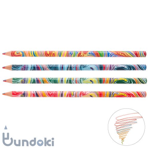 【キャメル鉛筆製作所/Camel Pencil】Color Pencil (4 in 1 color / 4色芯)