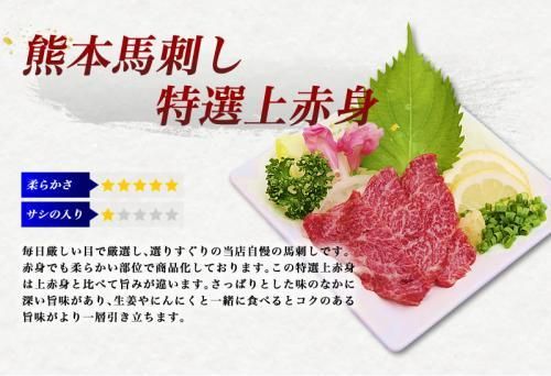 馬刺し お試し2点盛