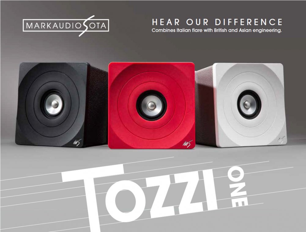 ☆MarkAudio パッシブスピーカー TozziOne(Charcoal/ペア) - コイズミ無線有限会社