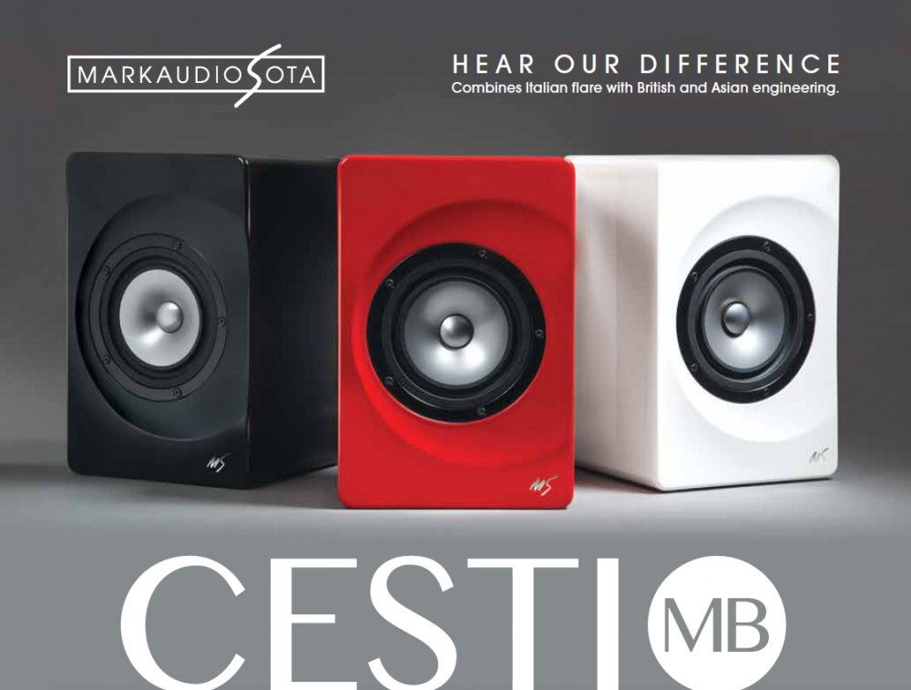 ☆MarkAudio パッシブスピーカー CestiMB(Red/ペア) - コイズミ無線