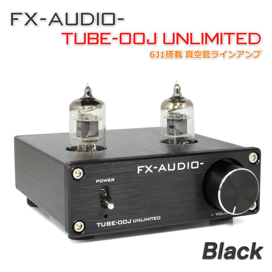 FX-AUDIO- 真空管ラインアンプ TUBE-00J UNLIMITED(ブラック