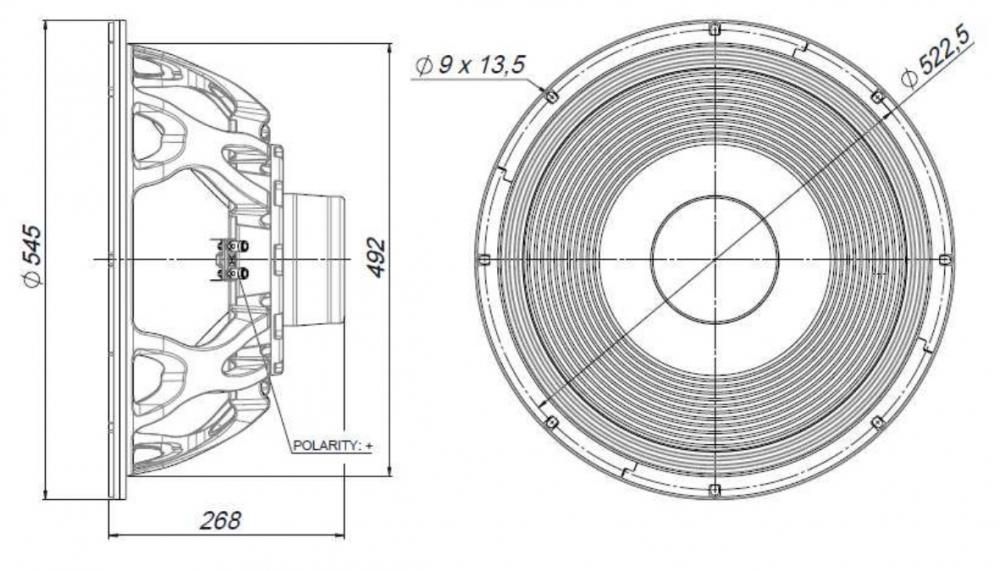 beyma 54cmウーファー | 21LEX1600Nd - コイズミ無線有限会社