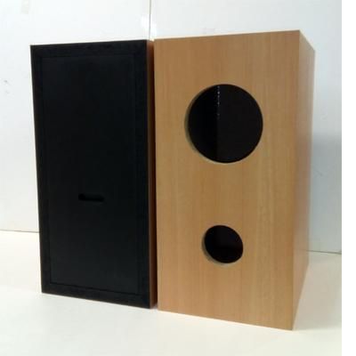 ★スピーカー エンクロージャー◇10cm用バスレフ型★ペア◇未使用未塗装 KNDK 10cm(Φ93)用バスレフ型エンクロージャー Y1002BR
